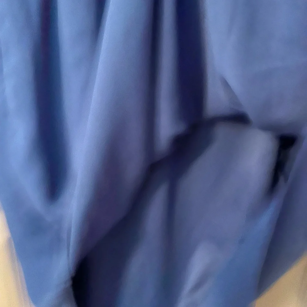 Daniel Rainn Navy Blue Dress Drawstring Waist 3/4 Sleeves - Picture 9 of 11